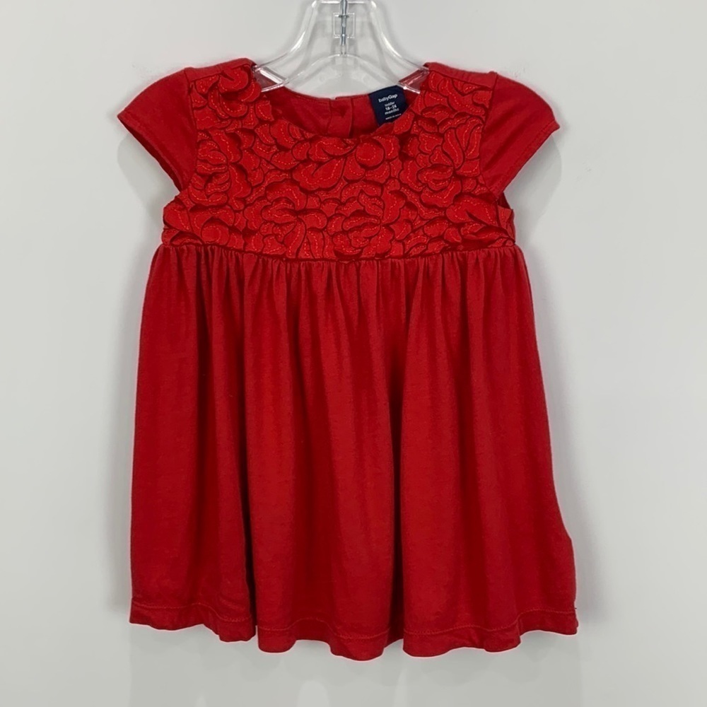 Baby Gap Red Soft Cotton Dress